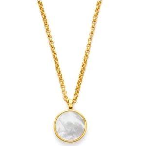 Julie Vos Valencia Pendant Gold Mother of Pearl